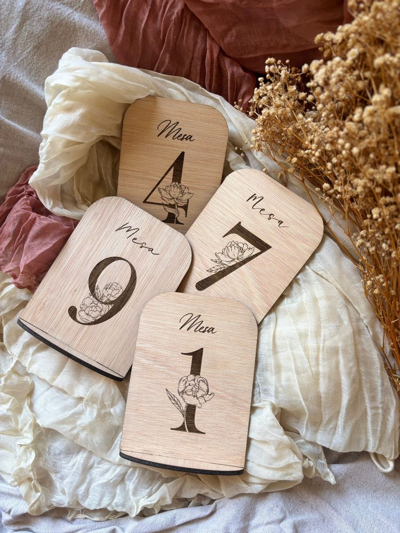 Números de mesa